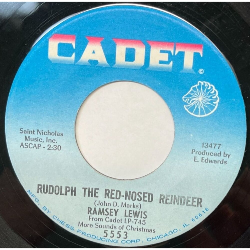Ramsey Lewis Rudolph the Red Nosed Reindeer / Day Tripper 45 Vinyl Holiday Cadet